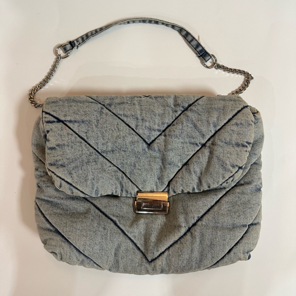 Zara -  Light Blue Jean Purse/Bag